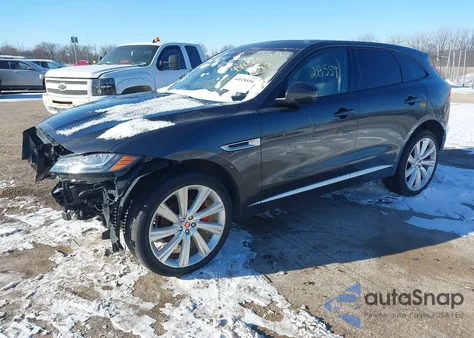 2019 Jaguar F-Pace S z USA, uszkodzony, nr VIN SADCM2FV4KA616057